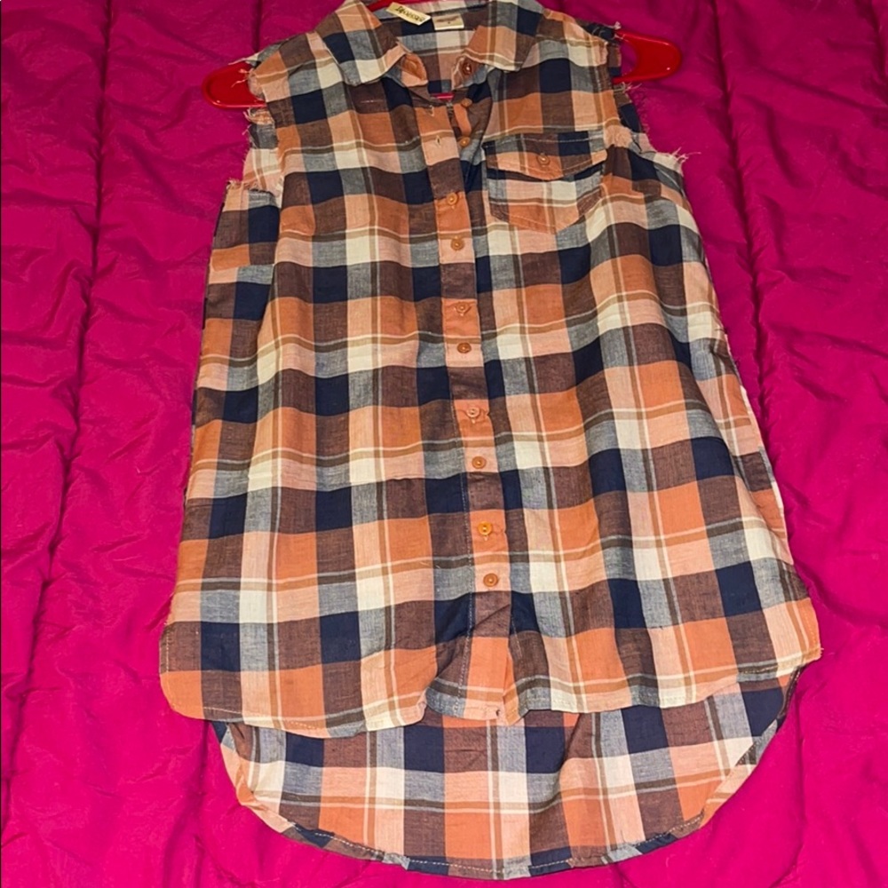 Flannel cut off